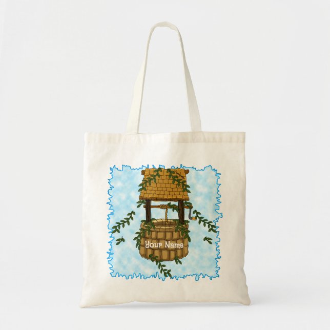 bolsa tote Amish Wishing Well (Frente)