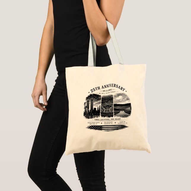 Bolsa Tote Aniversario 25/ NUNCA OLVIDAR (Anverso (producto))