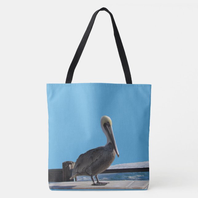 Bolsa tote (ao) - Pelícano en el Sol (Anverso)