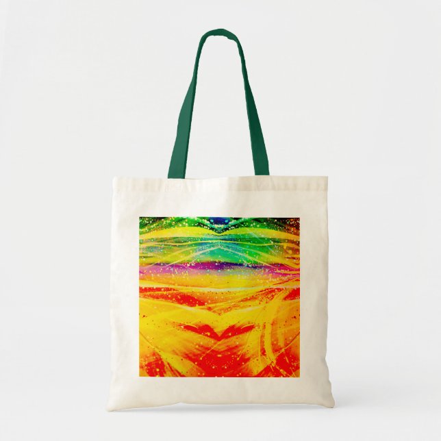 Bolsa Tote Araña Astronómica Abstracta. (Frente)