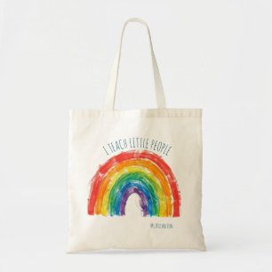 Bolsa tote arcoíris para maestros regalo para maes