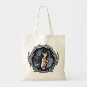 Bolsa Tote Arte Hada Dragón Amatista