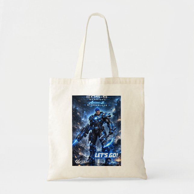 Bolsa tote -AXION-8 STORMBLADE - ¡VAMOS! (Frente)