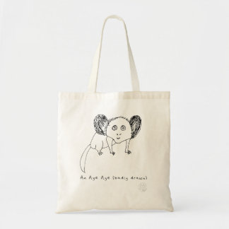 Bolsa Tote Aye Aye Divertida - Animal Raro Mal Dib