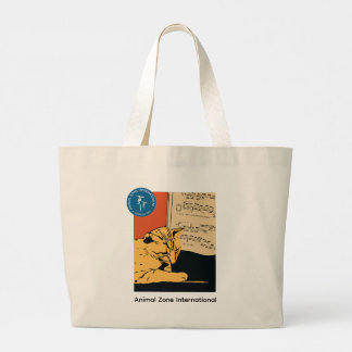 Bolsa Tote AZI con gato de piano
