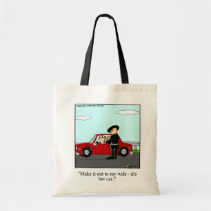 Bolsa Tote Bag con pasaje/Humor policial