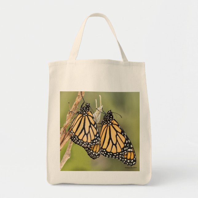 Bolsa Tote Bag de mariposa monarca (Frente)