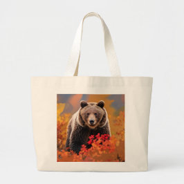 Bolsa Tote Bag de Oso Marrón