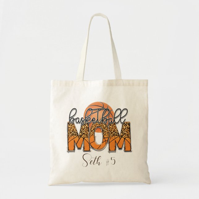 Bolsa Tote Bag, mamá del baloncesto (Frente)
