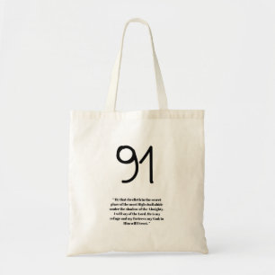 Bolsa Tote Bajo Sus Alas Salmo 91