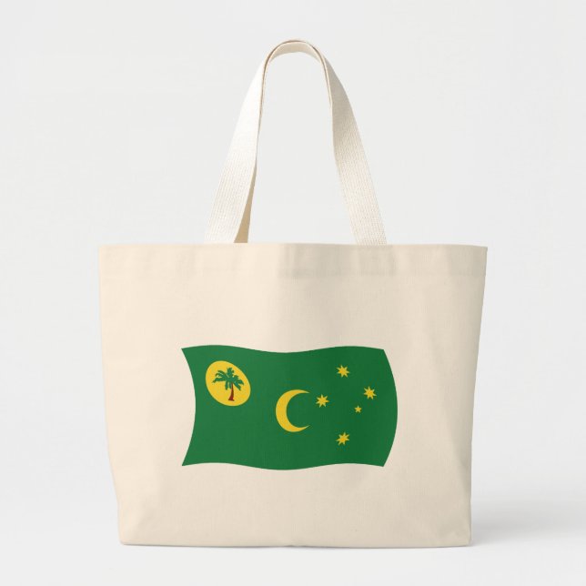Bolsa Tote Bandera de Islas Cocos (Frente)