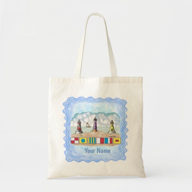 Bolsa tote Banderas Faro (Frente)