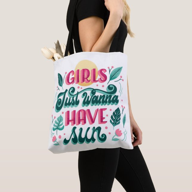 Bolsa tote blanca con asas negras (Detalle)