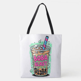 Bolsa Tote Boba Blast – ¡Bebe o Muere!