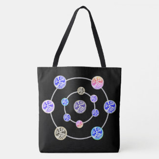 Bolsa tote - Bolas en órbita