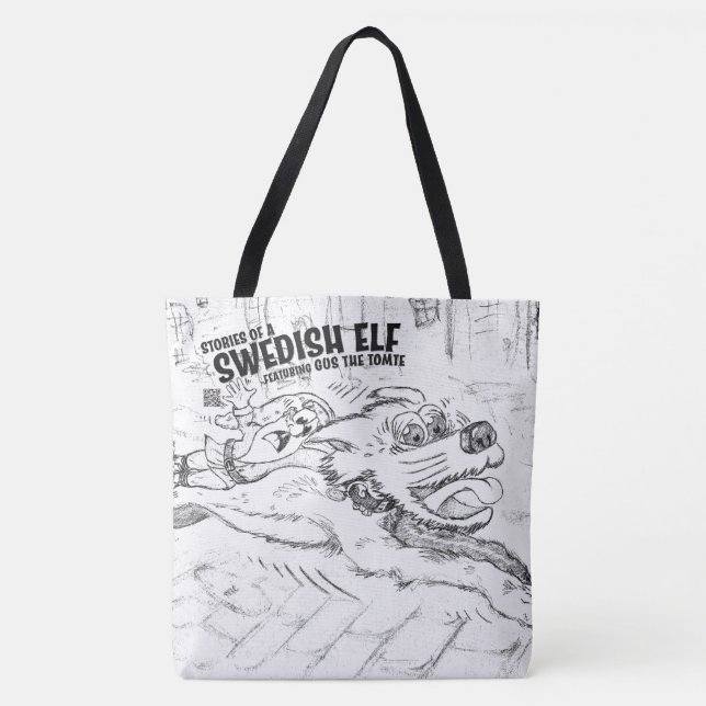 Bolsa Tote/ Bolsa de Libros  HISTORIAS DE UN ELFUE (Anverso)