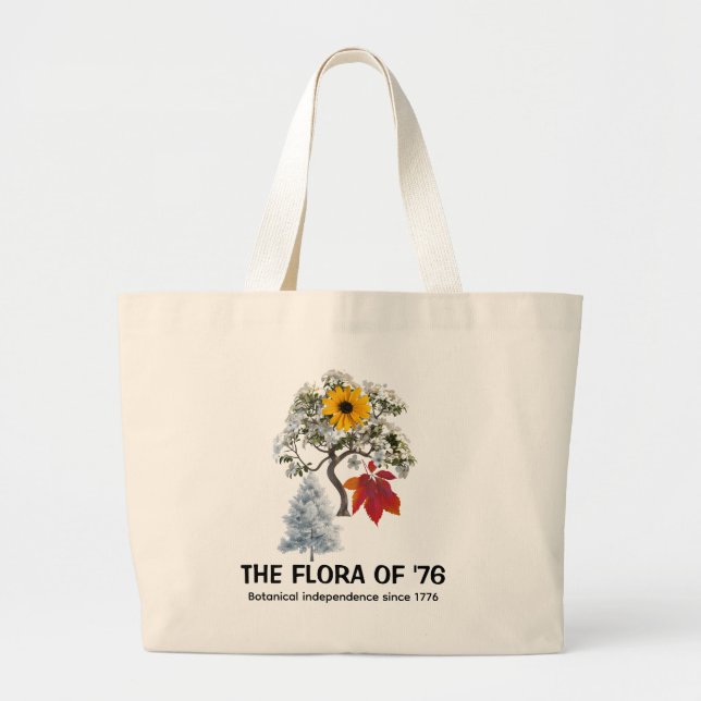 Bolsa Tote Botánica Flora del '76 (Frente)