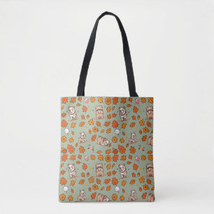 Bolsa Tote Bulldog Halloween Kawaii Adorable Amant