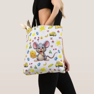 Bolsa Tote, Camiones De Queso De Ratón Bonito Estr