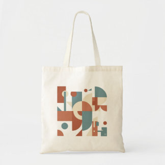 Bolsa Tote Canva Diseño Geométrico