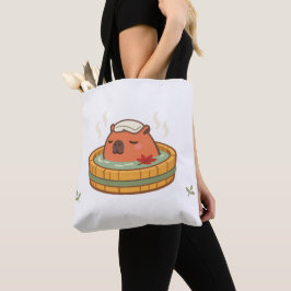 Bolsa Tote Capybara Onsen Fuente Termal