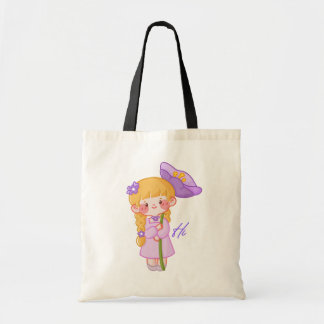 Bolsa Tote Chibi Niña Lindo Paraguas