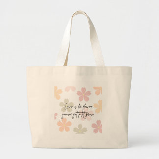 Bolsa Tote Cita de Amor es la Flor - Estética