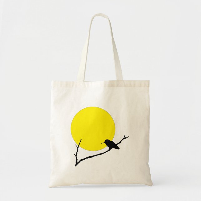 Bolsa Tote - Colibrí en la rama (Frente)