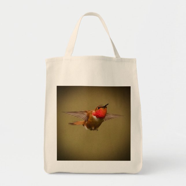 Bolsa Tote - colibrí hermoso (Frente)