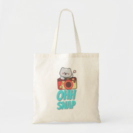 Bolsa tote con cita de cámara estética