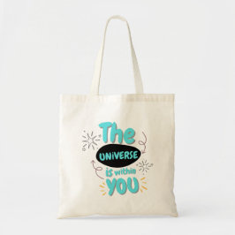 Bolsa tote con cita estética 