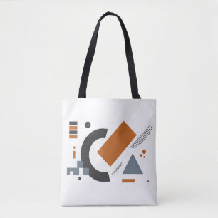 Bolsa Tote con Diseño Geométrico para Día Informal