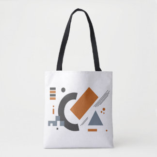 Bolsa Tote con Diseño Geométrico para Día Informal