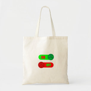 Bolsa tote con emoji de humor On Off