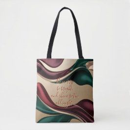 Bolsa tote con gráfico abstracto elegante