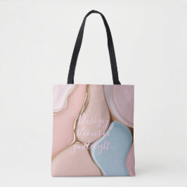 Bolsa tote con gráfico abstracto elegante