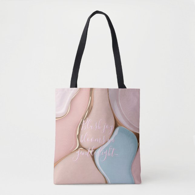 Bolsa tote con gráfico abstracto elegante (Anverso)