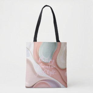 Bolsa tote con gráfico abstracto elegante
