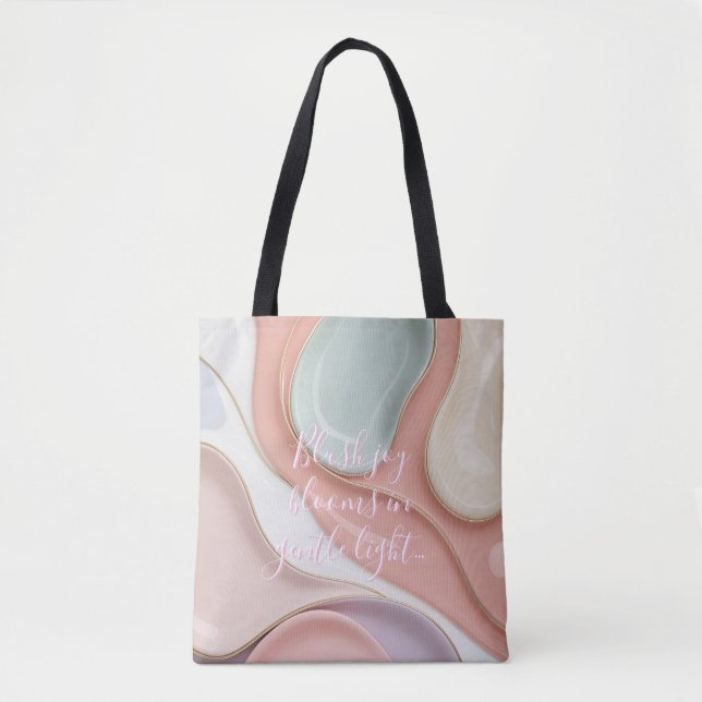 Bolsa tote con gráfico abstracto elegante (Anverso)