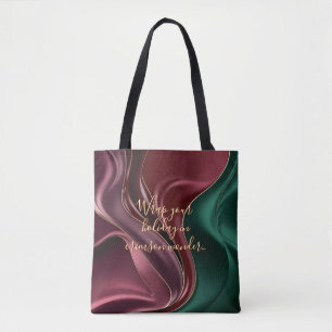 Bolsa tote con gráfico abstracto elegante