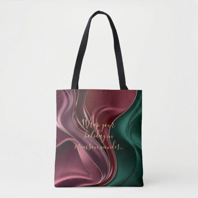 Bolsa tote con gráfico abstracto elegante (Anverso)