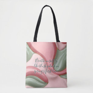Bolsa tote con gráfico abstracto elegante