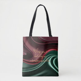 Bolsa tote con gráfico abstracto elegante