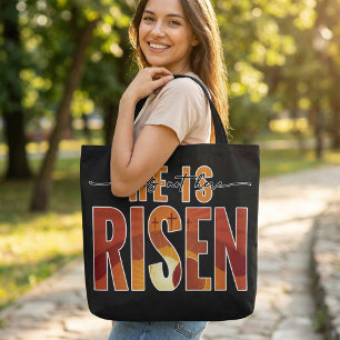 Bolsa Tote con Imagen Personalizada - Él ha Resuci