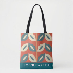 Bolsa Tote con motivos de dos labios de estilo lú
