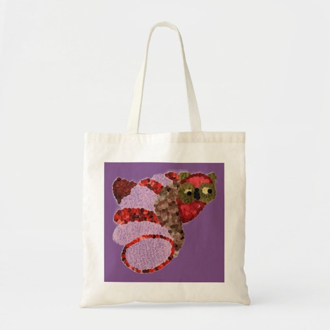 Bolsa Tote con presupuesto de búho (Frente)