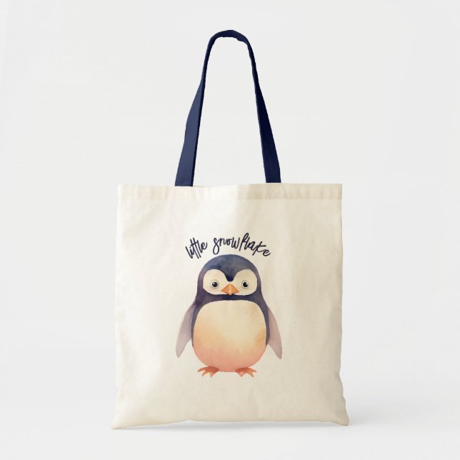 Bolsa Tote con temática de Penguin Winter Wonderla (Frente)