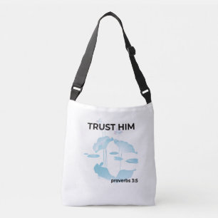 Bolsa Tote Confía en Él Proverbios 3:5 Bolsa Cri