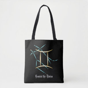 Bolsa Tote Constelación Zodiacal Géminis