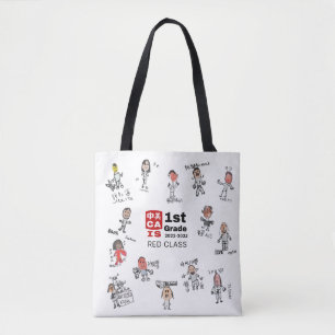 Bolsa Tote de 1er grado de CAIS 2023 - Clase roja